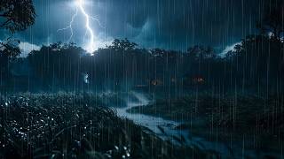 Hurricane Skies Over a Lonely Village | Rain, Wind & Distant Thunder screenshot 3