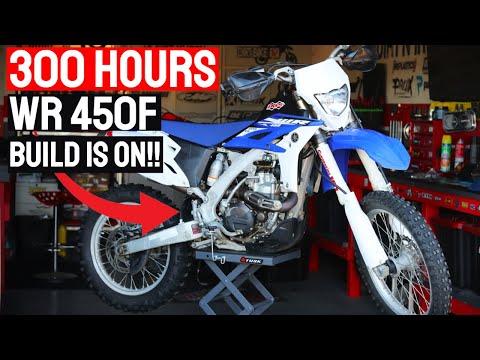 300 hours WR 450f dirt bike build is on!