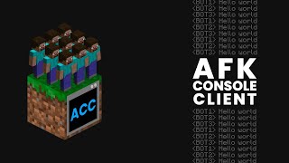 Minecraft AFK Console Client Showcase (OUTDATED)