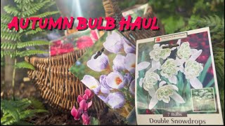 : 2025 Autumn Bulb Haul 450+ bulbs | snow drops | crocus | hyacinths | & More