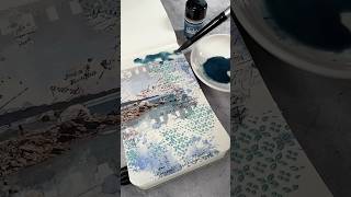 Mixed media art journaling tutorial and inspiration for a travel journal #artjournal #mixedmedia
