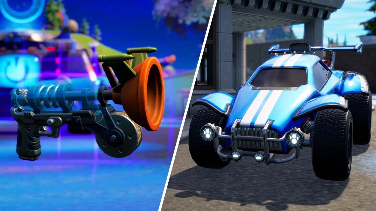 NEW Grapple Glider & Rocket League Octane in Fortnite!