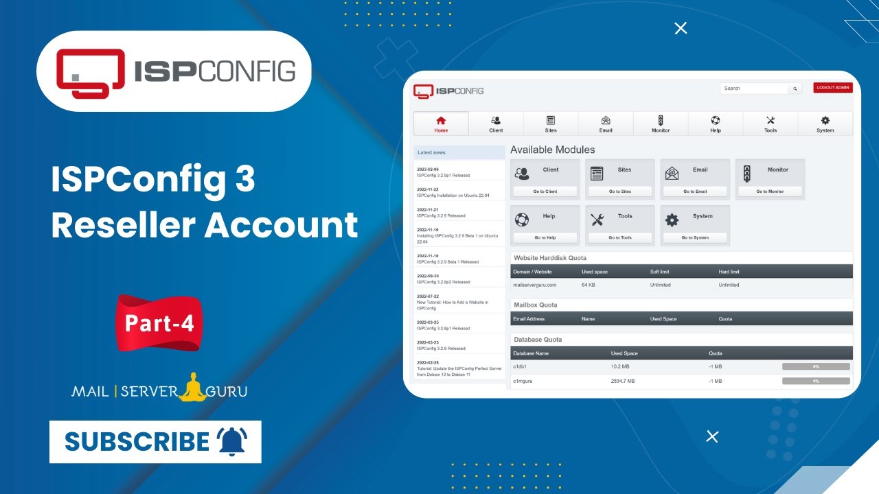 ISPConfig Reseller Account 👑 | Hosting Package 🎁 | Start A Reseller Hosting Business For FREE 💵💰