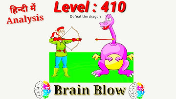 #Brain_Blow #Level_410. brain blow Level 410 complete with analysis. Easy way to cross the level.