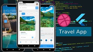 Travel App 📱🏖️ 🏞️| Dribbble to Flutter