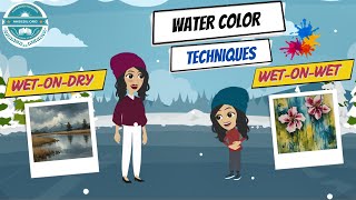 Water color Techniques (Wet on Wet & Wet on Dry)Watercolor | The Captain AHS-show | DIY Projects