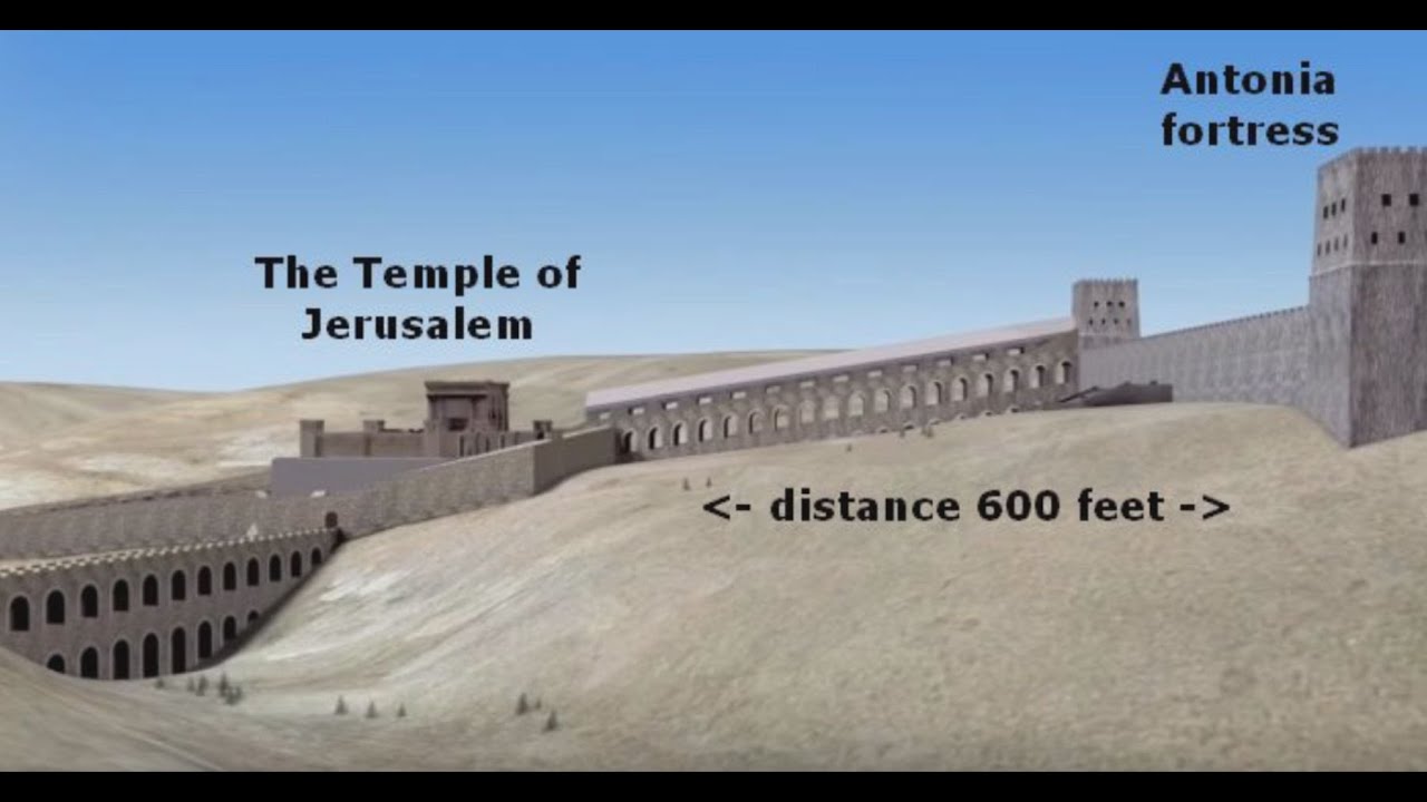 The Temple of Jerusalem in the city of David