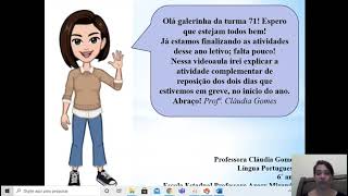 Atividade Complementar de Língua Portuguesa   7 ano