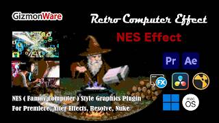 NES Effect DEMO "GAME CENTER" NES(Family Computer)