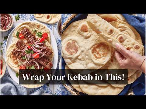 Turkish Lavash Bread: Puffy, Pan-Cooked & Perfect with Kebabs
