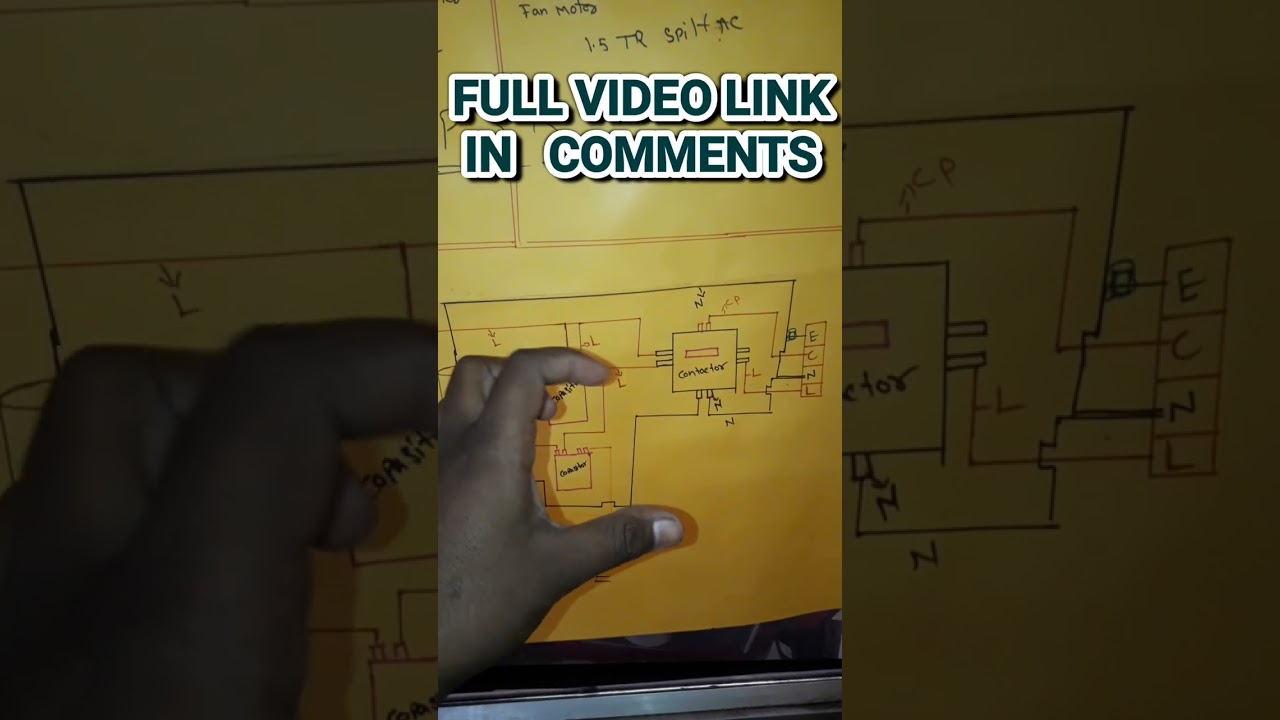 SINGLE PHASE A/C WIRING IN HINDI |AC INDOOR TO OUTDOOR WIRING CONNECTION HINDI 