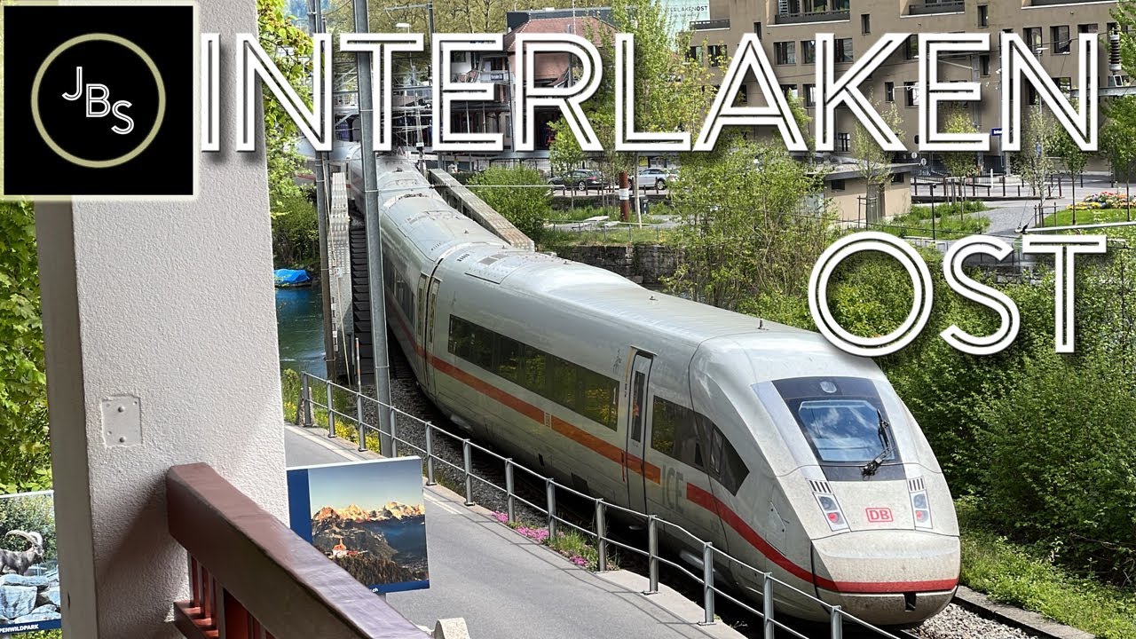 Zug in Interlaken Ost - Trains at and around Interlaken Ost - YouTube