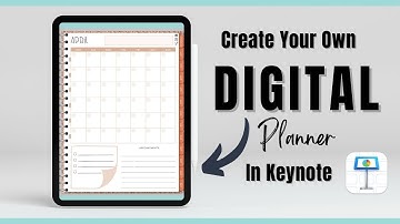 HOW TO CREATE A DIGITAL PLANNER IN KEYNOTE