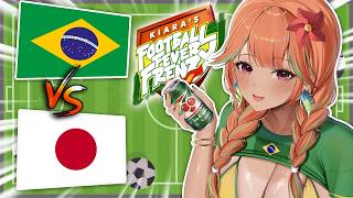 【WATCHALONG】JAPAN VS BRASIL (i love both...)【Kiara's Football Fever Frenzy】