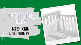 Breathablebaby Mesh Crib Liner! Must Have for Babies!