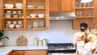 Kitchen Organize and Decorate With Me| Fall Kitchen Decor 2022