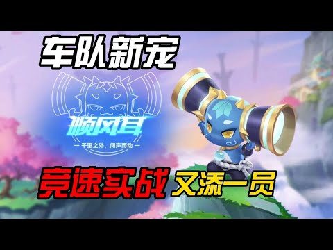 qq飞车手游：车队新宠物顺风耳，竞速实战又添一员！