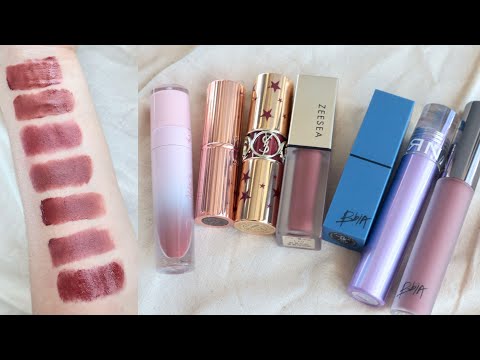 Video (swatch & review) 7 tông son mlbb rosewood đáng thử!!... - youtube