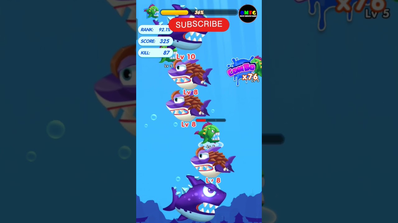 Fish Evolution - Subscribe to OMFG 🎮