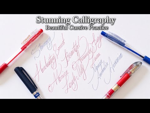 How to Write Elegant Cursive Names | Stunning Smart Beautiful ...