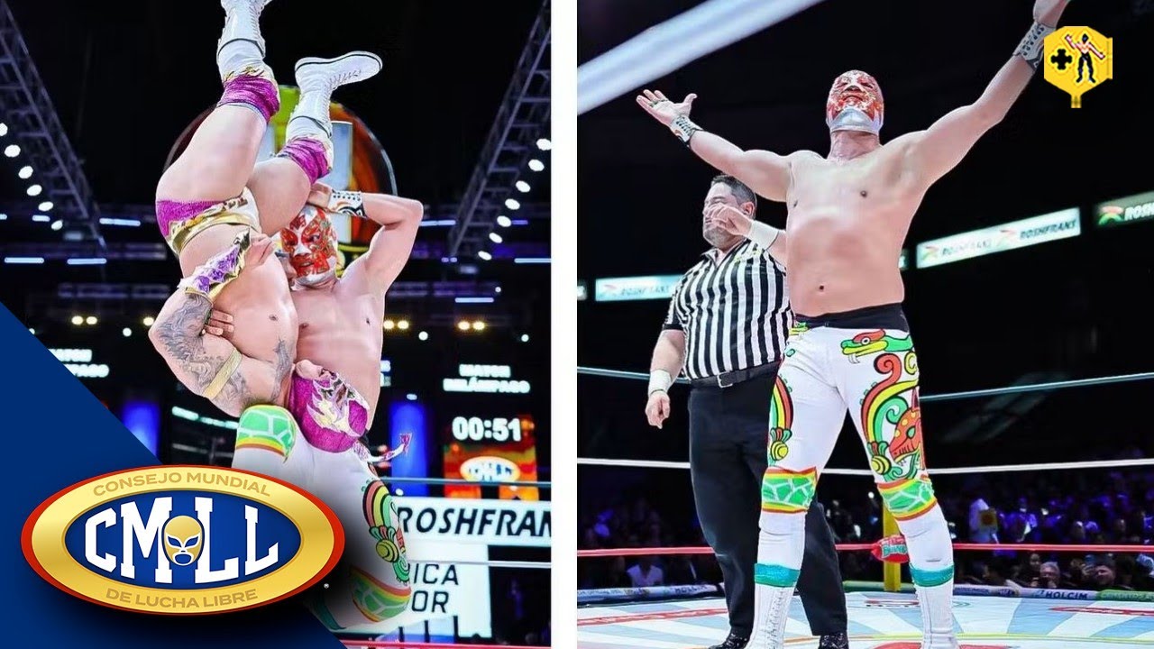 Guerrero Maya Jr. derrota en match relámpago a Dragón Legendario | CMLL 