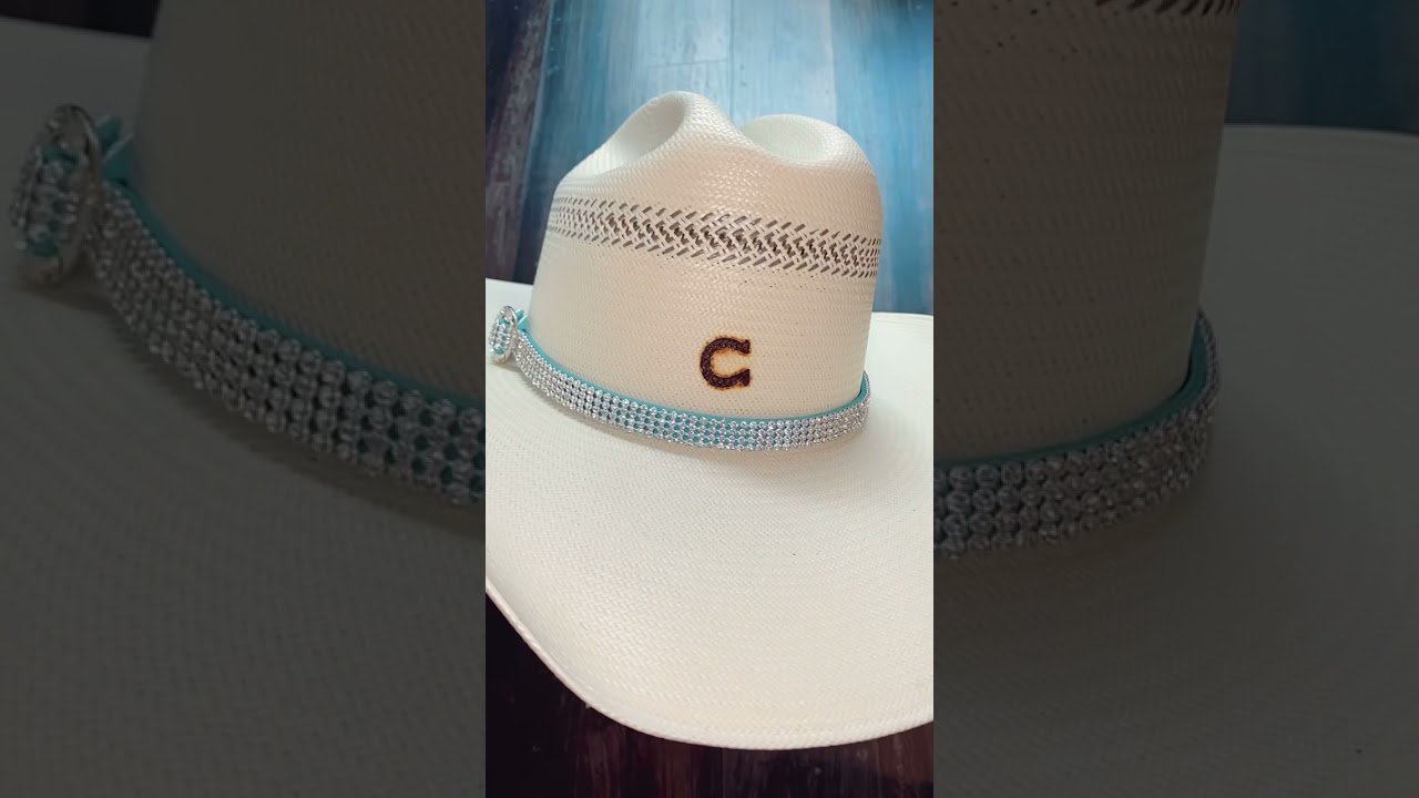 Elastic Beaded Hat Band for Men and Women | Brim on Fifth D (white/turquoise/violet)