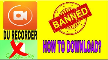 Du Recorder has banned from Play Store । How to Download DuRecorder । Best Mobile Screen Recorder