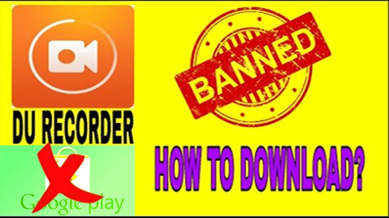 Du Recorder has banned from Play Store । How to Download DuRecorder । Best Mobile Screen Recorder