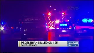 Coroner identifies Georgetown man hit, killed on I-75