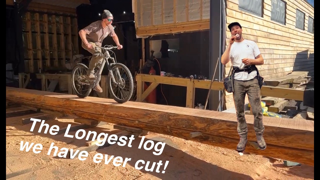 9.5m Timber Frame Bridge build!