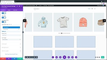 Content Settings For "Divi Post Type Carousel Module"