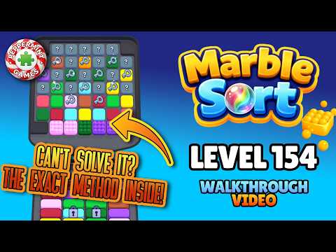Marble Sort Level 154 Walkthrough & Solution