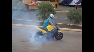 Бабуля Отжигает На Мотоцикле