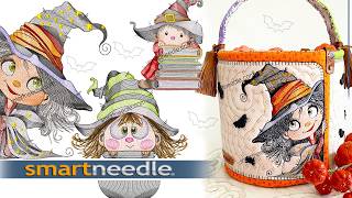 How to do a Beautiful Halloween Bucket in your Embroidery Machine screenshot 3