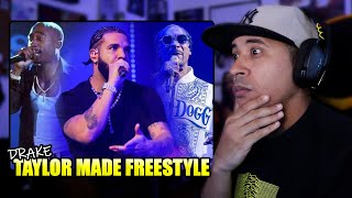 THE DISRESPECT!! | Drake - Taylor Made Freestyle (Kendrick Lamar Diss) Reaction