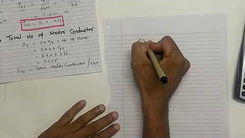 Stator Design _5 HP_Part_2 |Design of Three Phase Induction Motor|