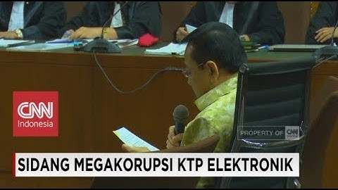 Setya Novanto Minta Maaf dan Terisak di Depan Hakim - Sidang Korupsi E-KTP, Setnov Terdakwa
