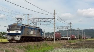 JR貨物 EF210-104 貨物列車 (5071レ 桃太郎) 東海道本線 安土－近江八幡