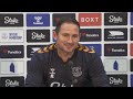 EVERTON V CRYSTAL PALACE | Frank Lampard press conference: Premier League matchday 12