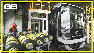 Toyota BUS Hydrogen Fuel Cell PRODUCTION 🇯🇵 Pabrika ng Hapon screenshot 3