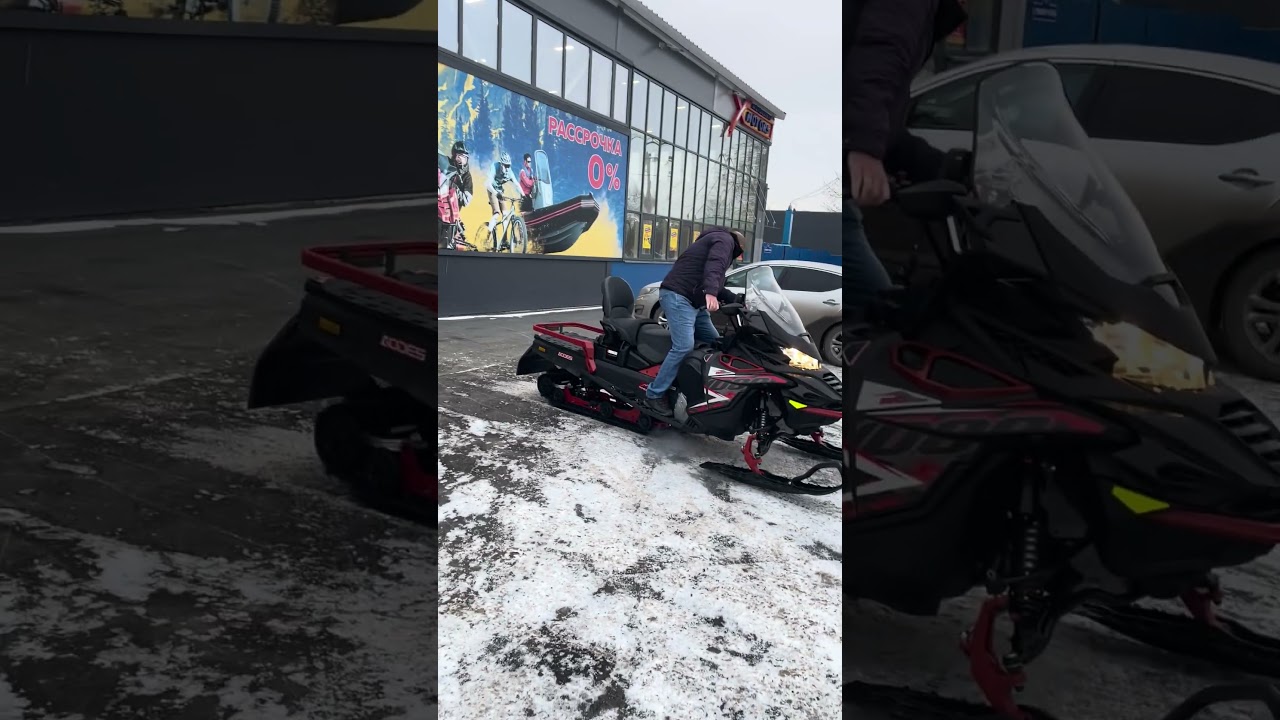 Выдача снегохода AODES Snowcross 1000 WT 508mm LCD 10.25 в X-MOTORS г. Тюмень!