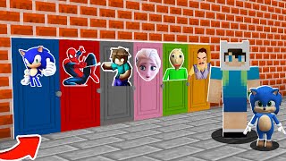 YANLIŞ GİZLİ KAPIYI SEÇERSEN ÖLÜRSÜN! 😨 Minecraft