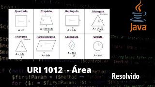 Área (URI 1012) - Exercício resolvido Java - Beecrowd