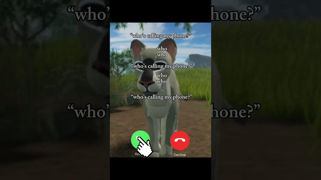 ‘Who’s calling my phone?’ | a lions pride roblox | 