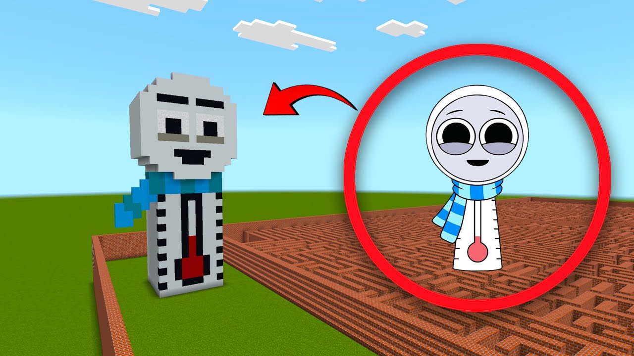 I Found New MOD Mercury SPRUNKI OC in The MINECRAFT