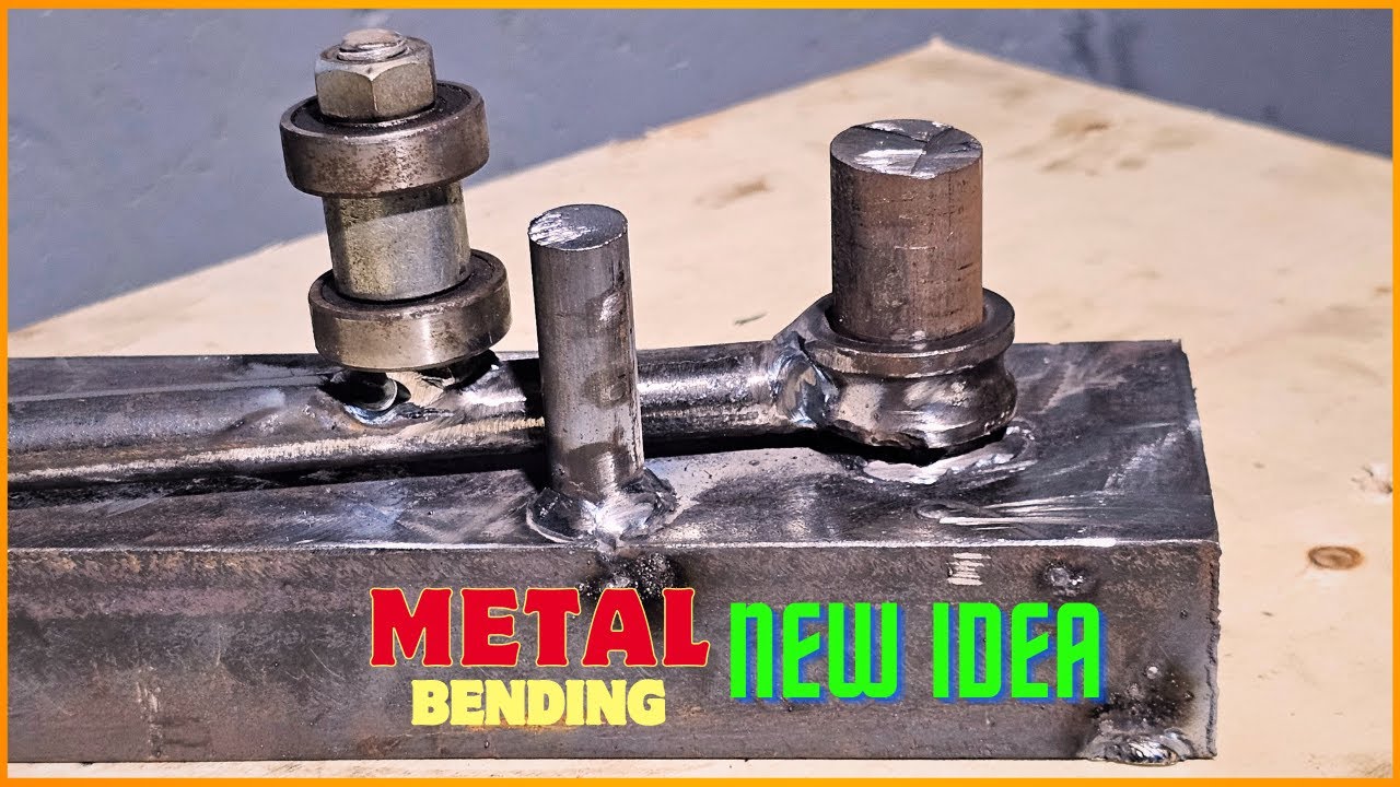 The original technique of metal bending in a very simple way!! Bending