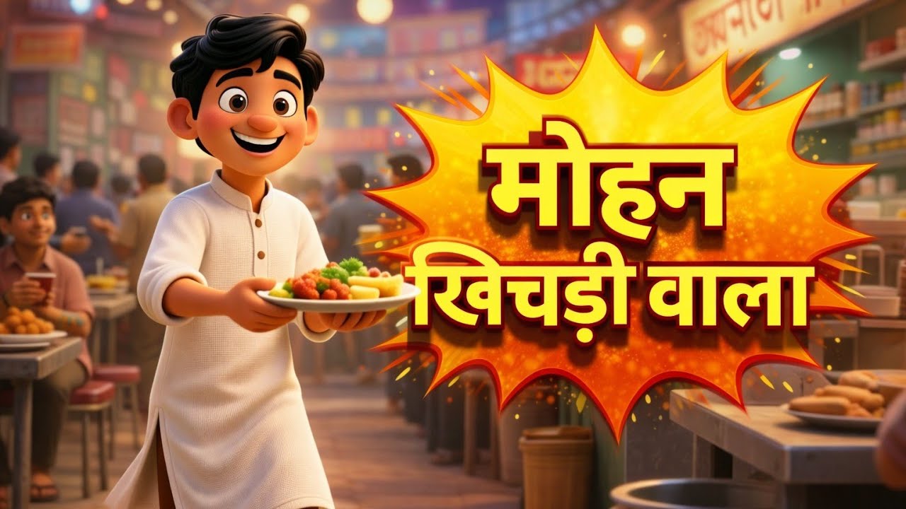 मोहन खिचड़ी वाला कार्टुन विडियो kids cartoon video for kids new story gareeb ki kahani moral story
