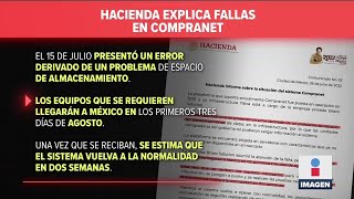 Hacienda explica fallas de la plataforma Compranet | Noticias con Ciro Gómez Leyva