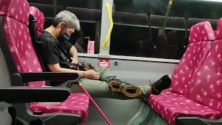 無公德心,住上水76k巴士內