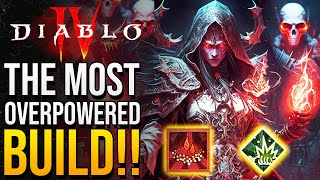 The Most Powerful Build In Diablo 4! Necromancer Is Overpowered and Invincible in Diablo 4 Open Beta